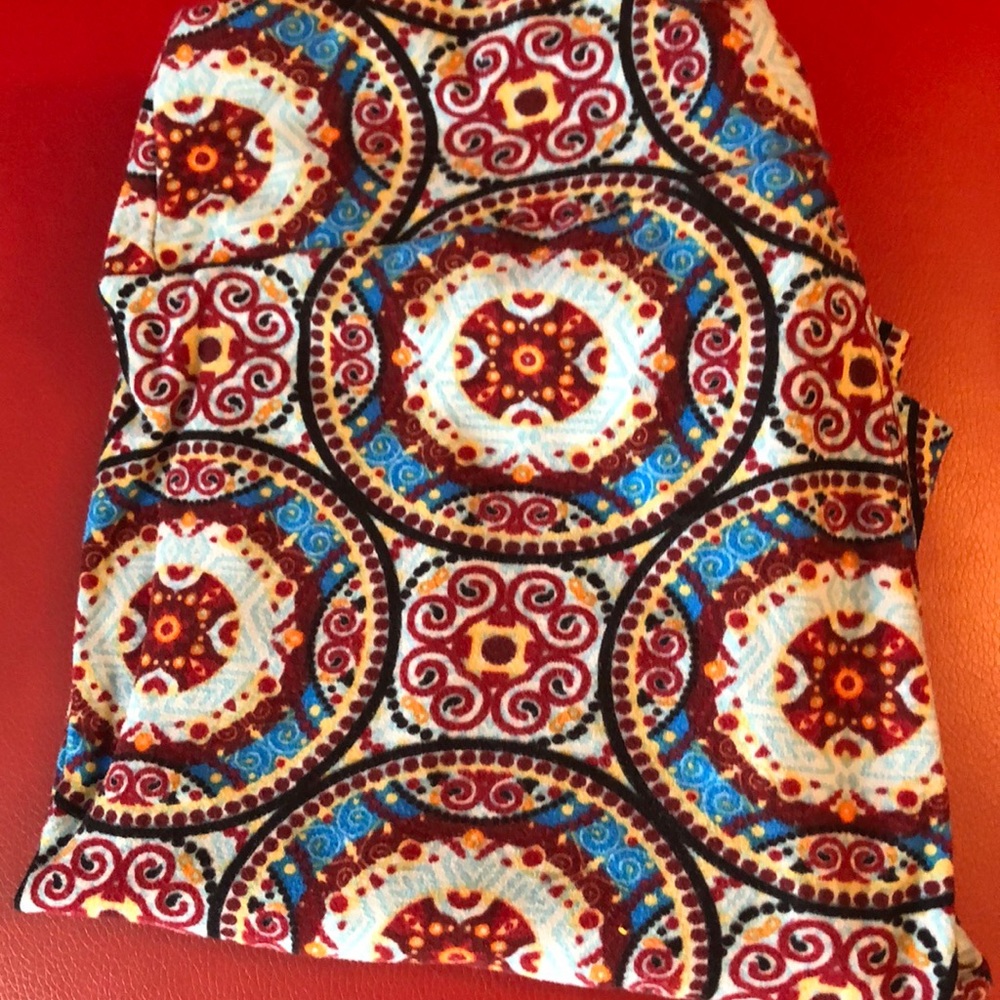 Leggings blue flower